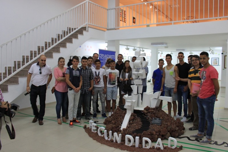 Réplica de la escultura Fecundidad de César Manrique en Lanzarote